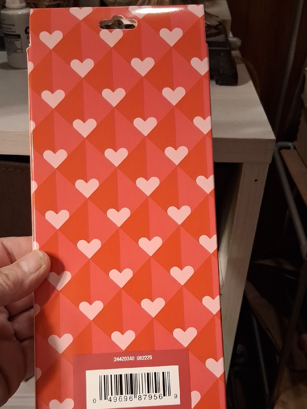 Pedicure Set - Red Heart Pattern Foot File, Nail File & Clipper - Picture 5 of 5